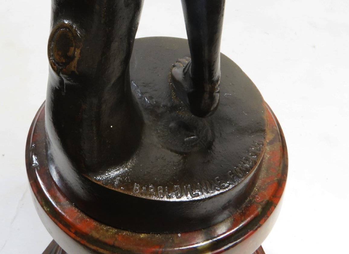 Compra venta de escultura Sello A. Collas y firma Barbedienne Foundeur