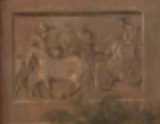 Capricho o “Capriccio” con ruinas clásicas Óleo sobre lienzo, Capricho con ruinas clásicas