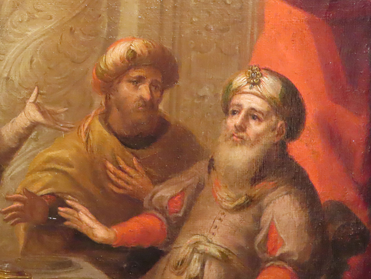 Anticuario Madrid, óleo sobre lienzo